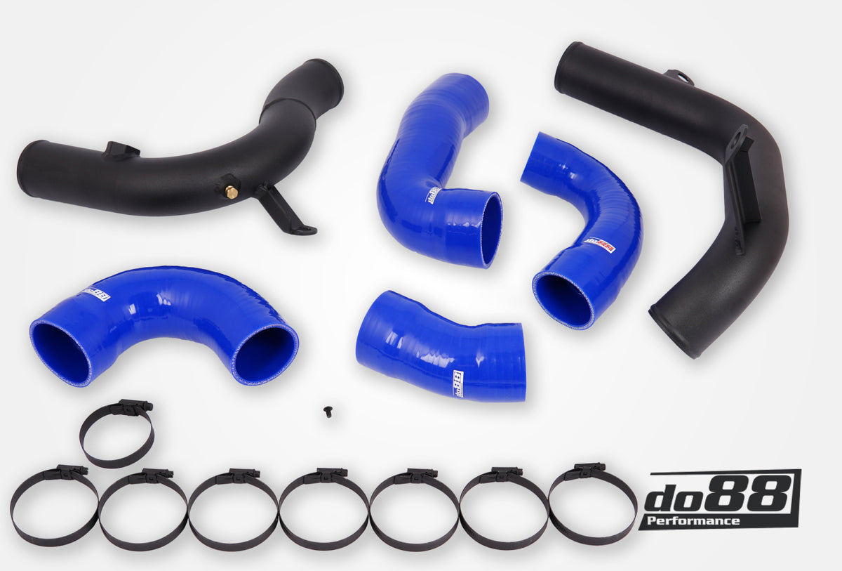 do88 - AUDI SEAT SKODA VW 1.8 / 2.0 TSI (MQB) do88 IC Pressure pipes, Red hoses - TR-340-DO88-3-R