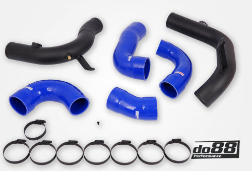 do88 - AUDI SEAT SKODA VW 1.8 / 2.0 TSI (MQB) do88 IC Pressure pipes, Red hoses - TR-340-DO88-3-S