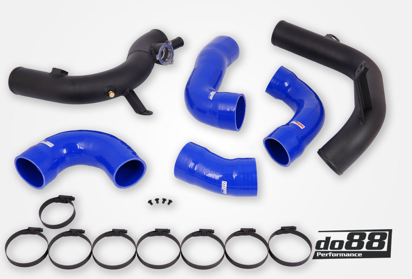 do88 - VAG 2.0 TSI EA888 Gen4 (245hp) do88 IC Pressure pipes, Red hoses - TR-340-DO88-2-B