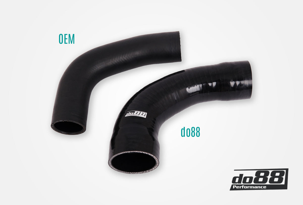do88 - Toyota Yaris GR Pressure pipes for do88 IC, Black hoses - TR-350-S-DO88