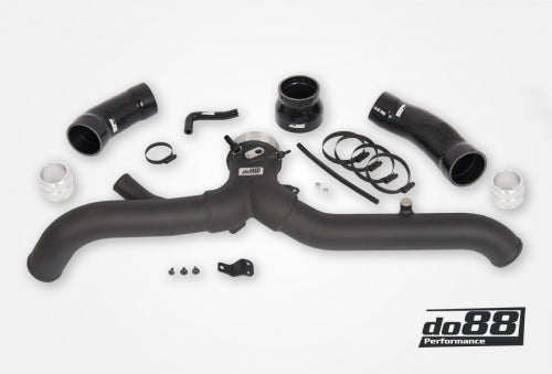 do88 - Porsche 911 Turbo (996) Y-Pipe, for OEM IC - TR-360-OEM