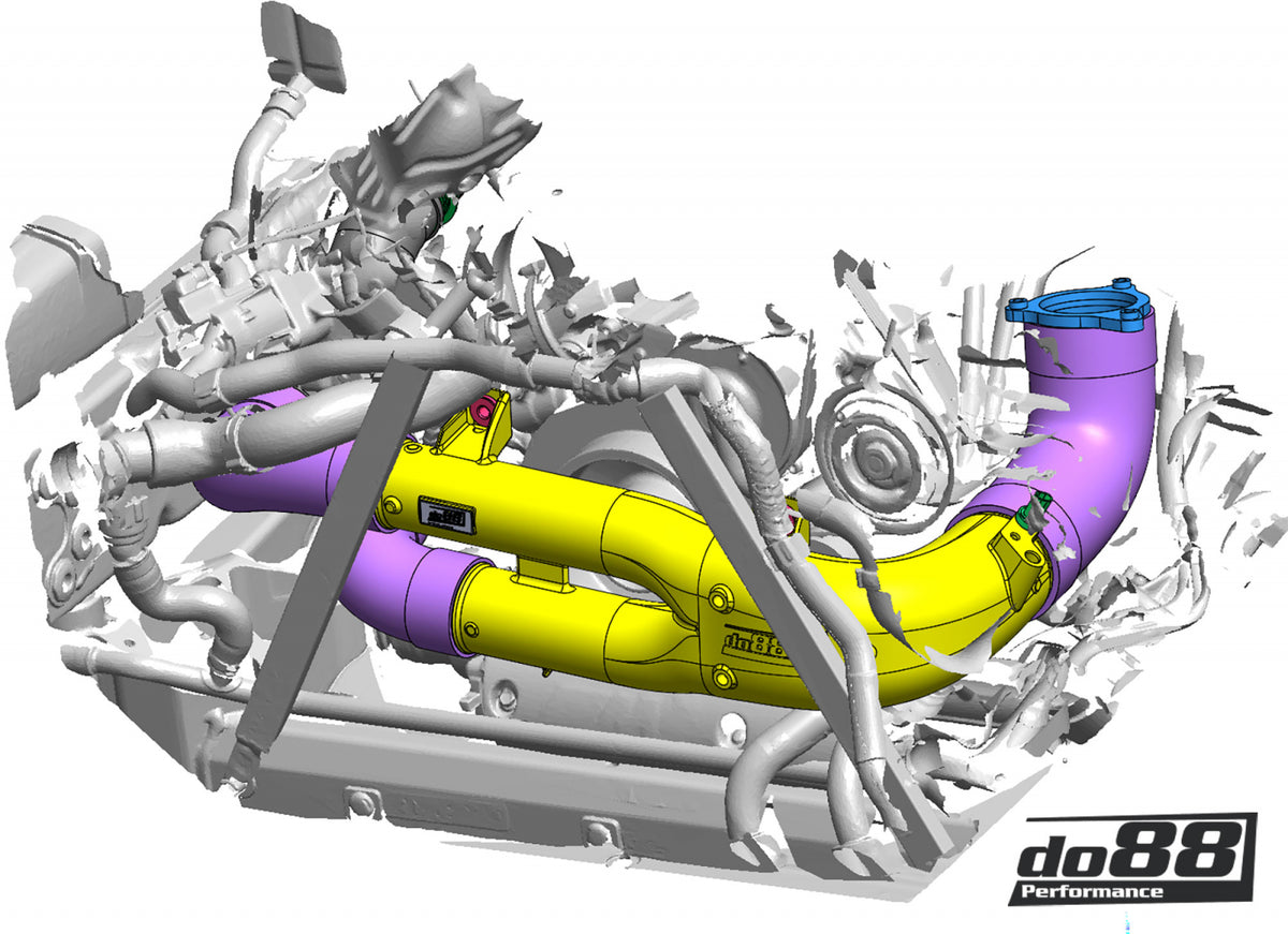 do88 - Charge pipe, BMW M2 M3 M4 G80 G82 G87 (S58) - TR-420
