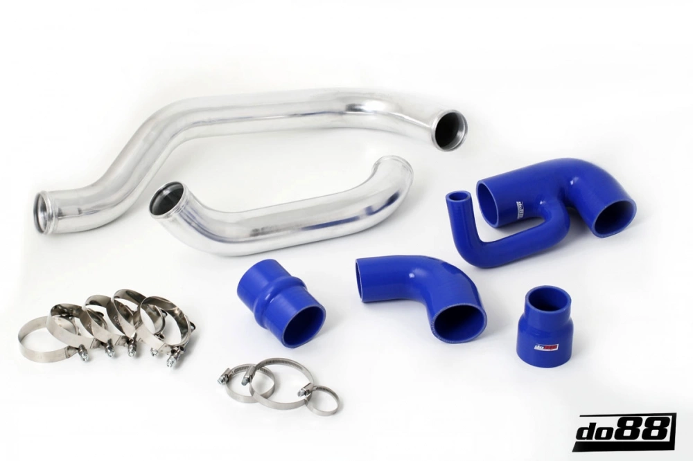do88 - Volvo 850/SVC70 Turbo Pressure pipes, blue hoses, 76mm throttle body - TR-850-B-63