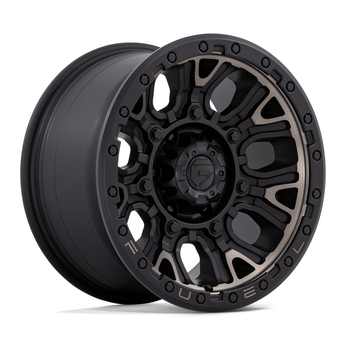 Fuel Off-Road D824 17X9 Matte Black W/ Double Dark Tint 6x139.7 +1mm
