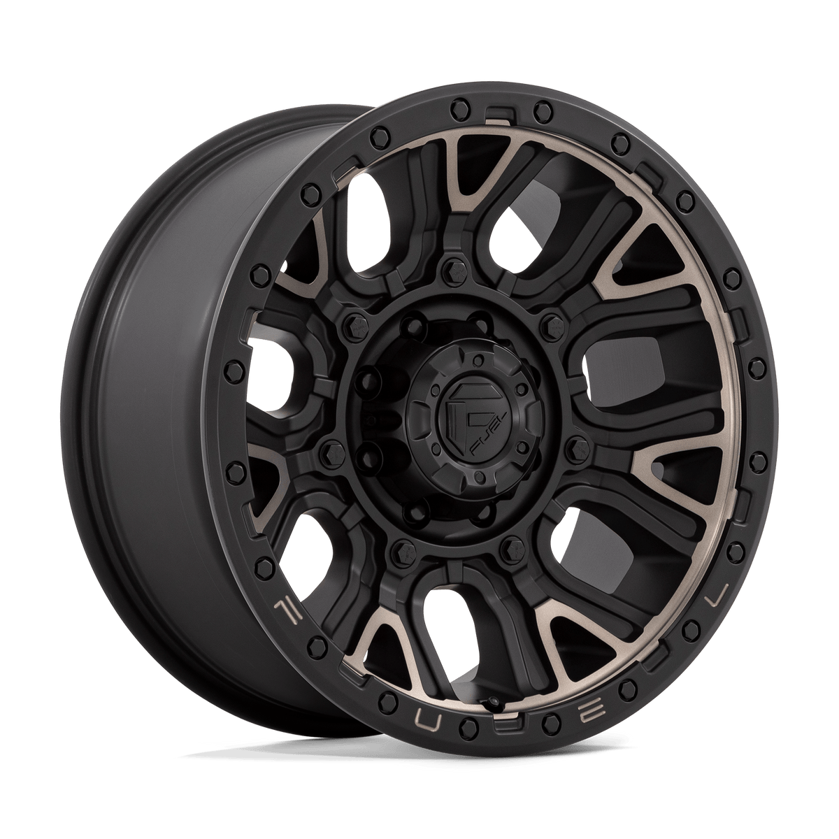 Fuel Off-Road D824 20X9 Matte Black W/ Double Dark Tint 8x180 +1mm
