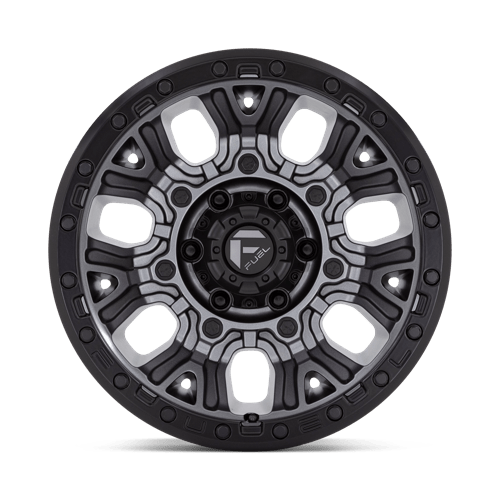 Fuel Off-Road D825 17X9 Matte Gunmetal W/ Black Ring 5x127 +1mm
