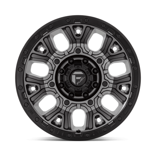 Fuel Off-Road D825 20X10 Matte Gunmetal W/ Black Ring 8x180 -18mm