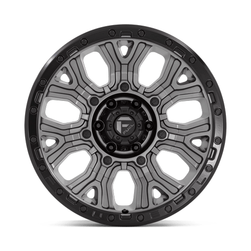 Fuel Off-Road D825 20X9 Matte Gunmetal W/ Black Ring 6x135 +1mm