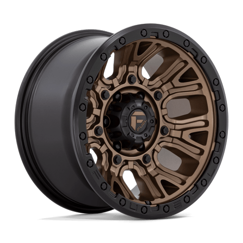 Fuel Off-Road Aluminum Wheels 20X9 Traction D826 Matte Bronze W/ Black Ring