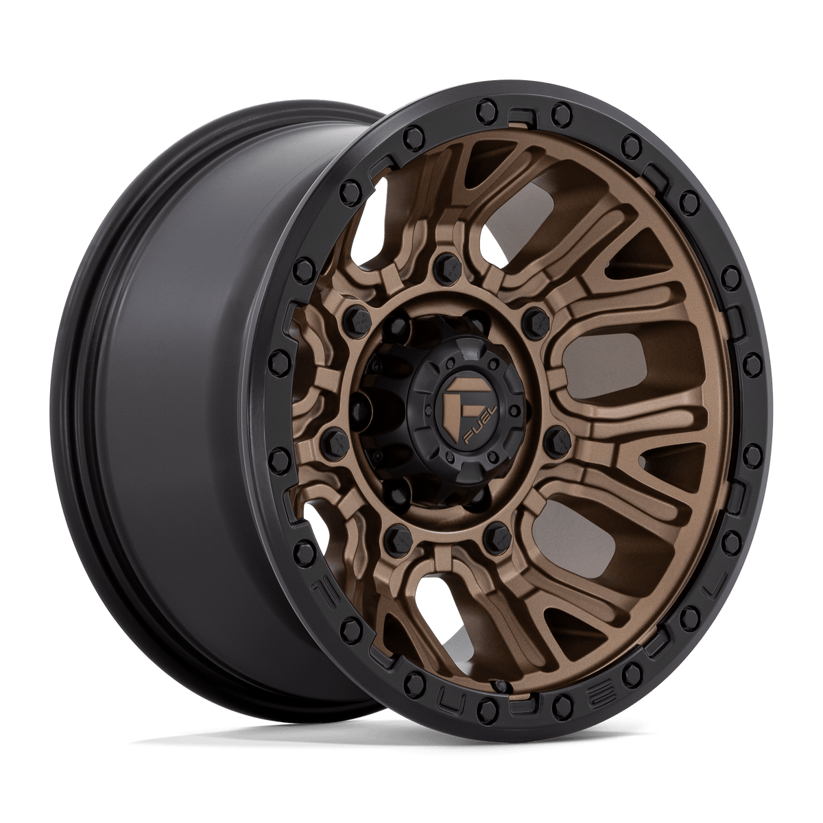 Fuel Off-Road D826 17X9 Matte Bronze W/ Black Ring 5x127 -12mm