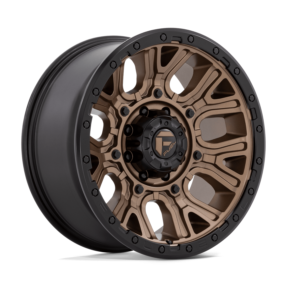 Fuel Off-Road D826 20X9 Matte Bronze W/ Black Ring 8x165.1 +1mm