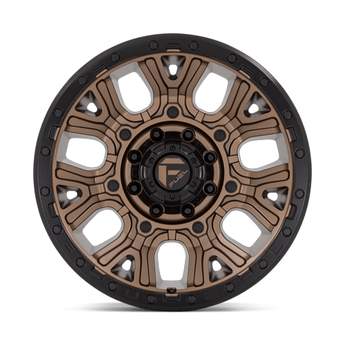 Fuel Off-Road Aluminum Wheels 20X9 Traction D826 Matte Bronze W/ Black Ring