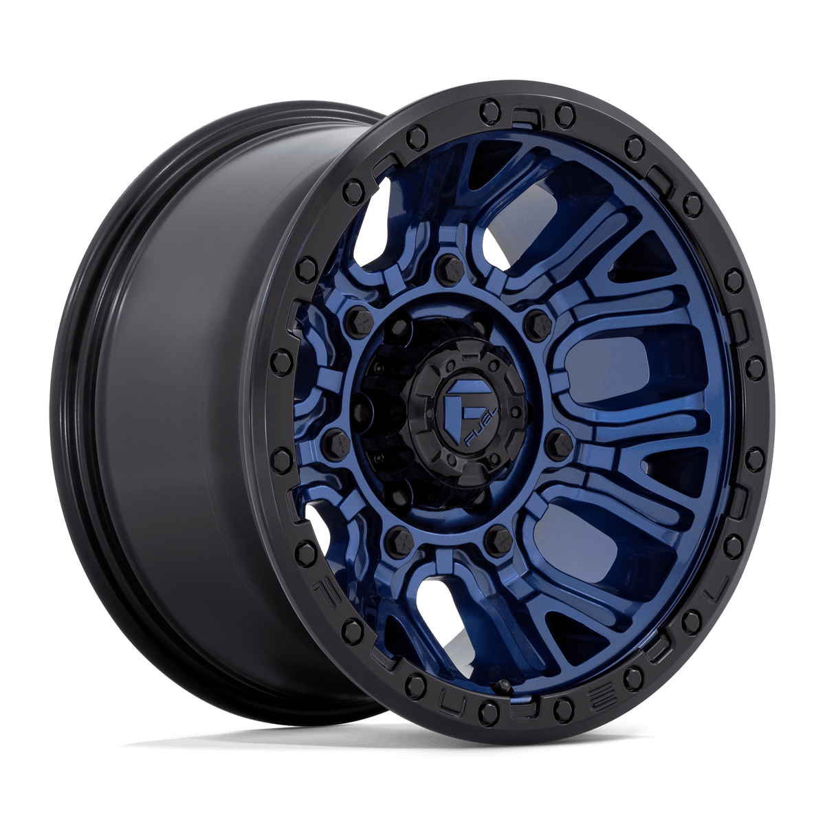 Fuel Off-Road D827 20X10 Dark Blue W/ Black Ring 5x127 -18mm