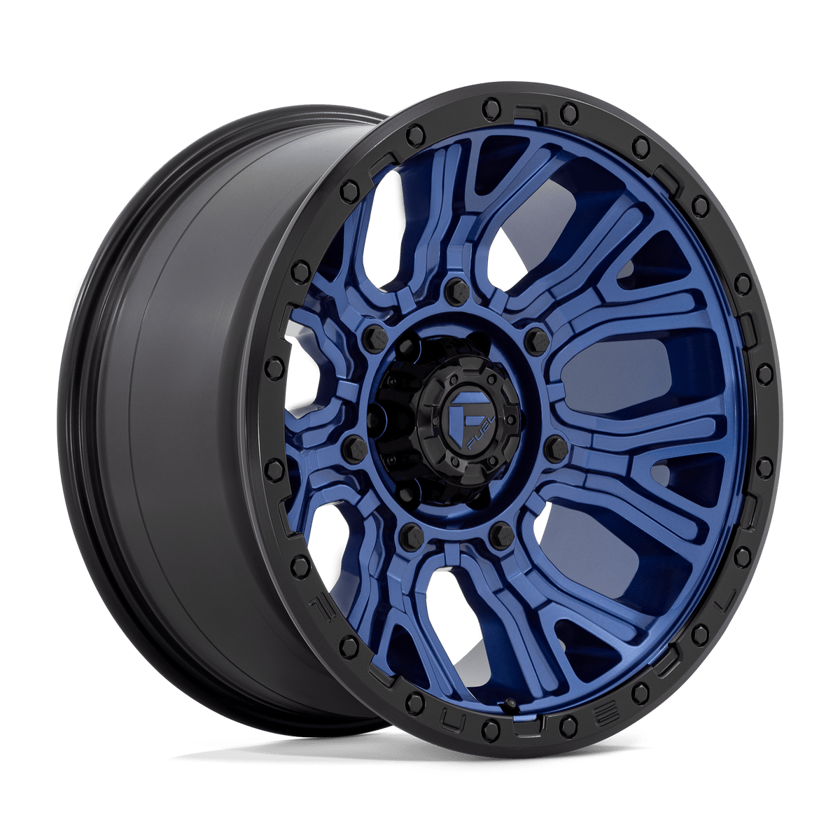 Fuel Off-Road D827 20X10 Dark Blue W/ Black Ring 6x139.7 -18mm