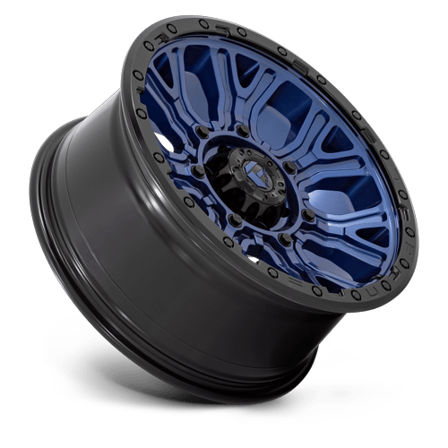 Fuel Off-Road D827 20X9 Dark Blue W/ Black Ring 6x139.7 +1mm