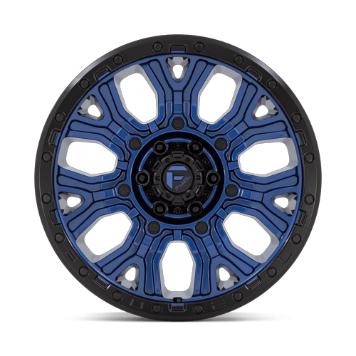 Fuel Off-Road D827 20X9 Dark Blue W/ Black Ring 6x139.7 +1mm