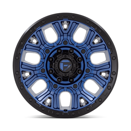 Fuel Off-Road D827 20X9 Dark Blue W/ Black Ring 8x180 +1mm