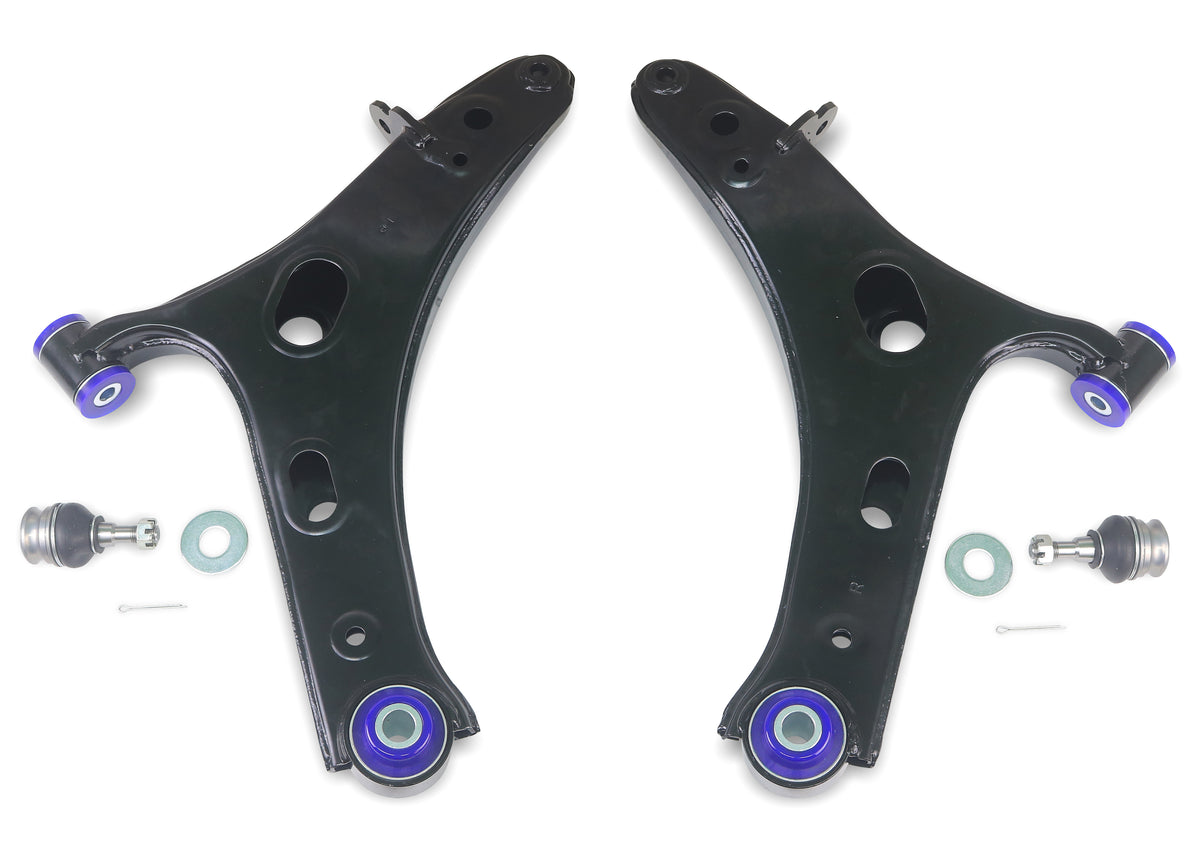 SuperPro - Front Lower Control Arm Set w/ Bushings - Subaru SJ Forester - TRC1040