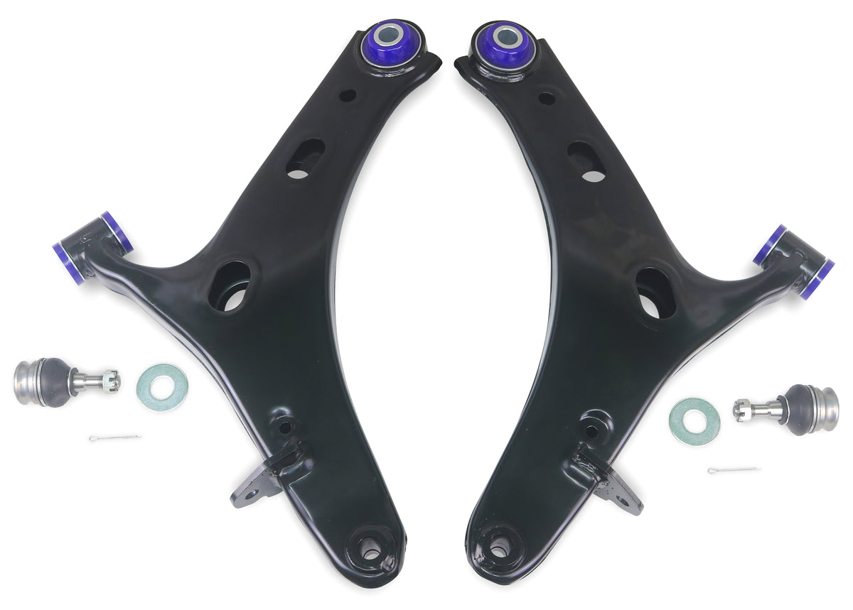 SuperPro - Front Lower Control Arm Set w/ Bushings - Subaru SJ Forester - TRC1040