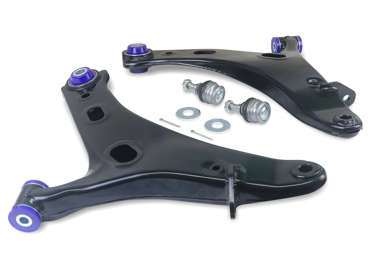 SuperPro - Front Lower Control Arm Set w/ Bushings - Subaru SJ Forester - TRC1040
