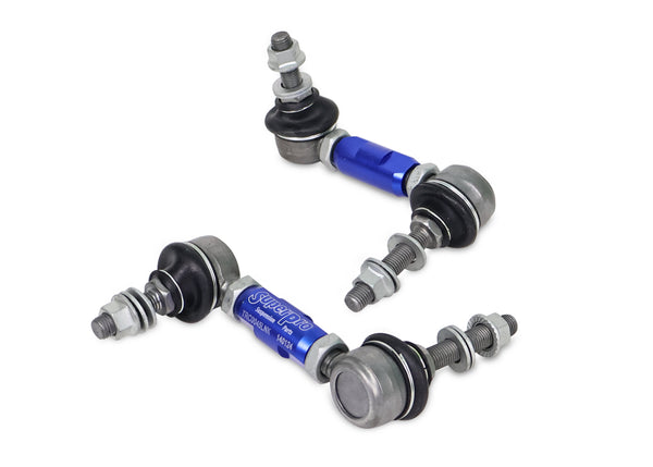 SuperPro - Heavy Duty Adjustable Sway Bar Link Kit (100mm-120mm Length, 10mm Studs - one standard, one extended)) - TRC1045L