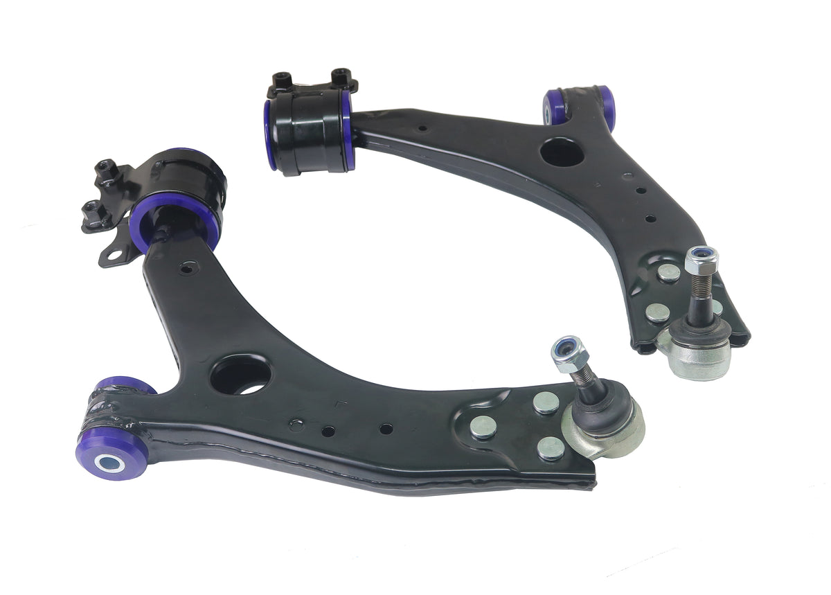 SuperPro - Front Lower Control Arm Set w/ Bushings (18mm Ball Joint) - TRC1135