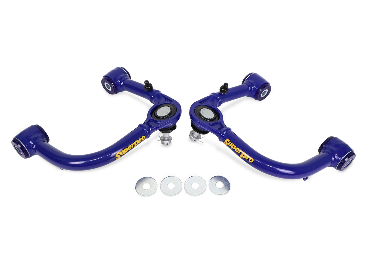 SuperPro - Front Control Arm Upper Complete Assembly - Fixed Offset - TRC6485