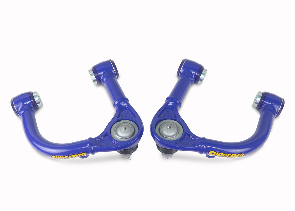 SuperPro - Geometry Correction Front Upper Control Arm Set - Fixed Offset, Lifted Trucks - TRC6565