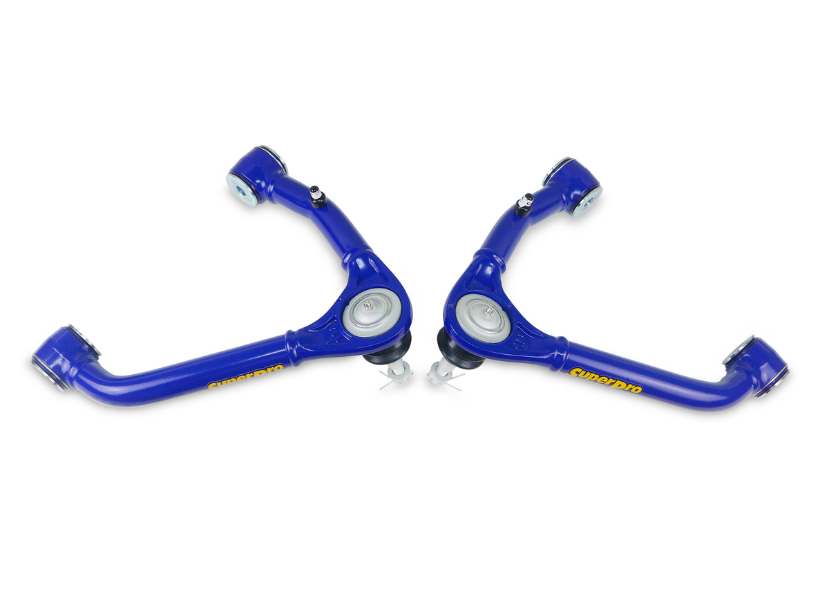 SuperPro - Geometry Correction Front Upper Control Arm Set - Fixed Offset, Lifted Trucks - TRC6650