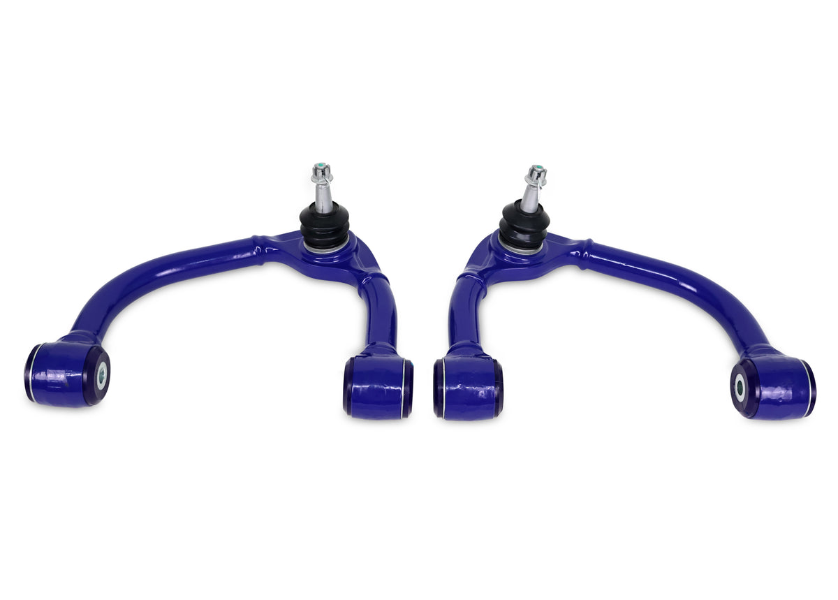 SuperPro - Ford F-150 (2021-On) Fixed Offset Front Upper Control Arm Set - TRC6675