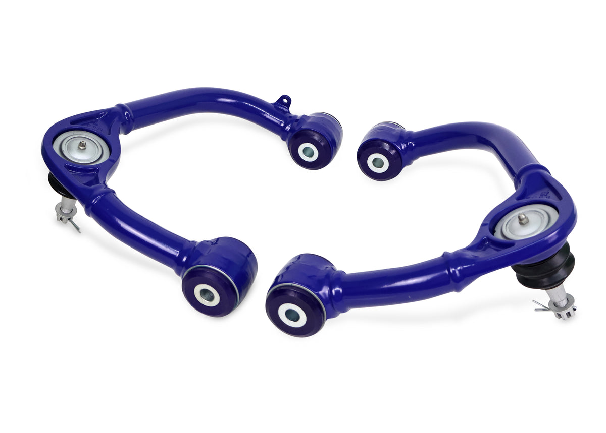 SuperPro - Ford F-150 (2021-On) Fixed Offset Front Upper Control Arm Set - TRC6675