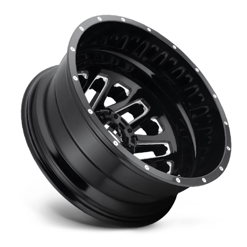 Fuel Off-Road D581 20X8.25 Gloss Black Milled 8x210 -221mm