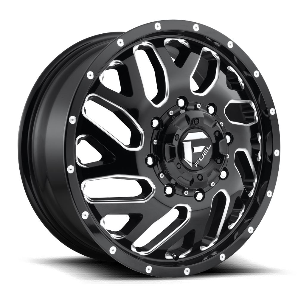 Fuel Off-Road D581 20X8.25 Gloss Black Milled 8x165.1 +105mm