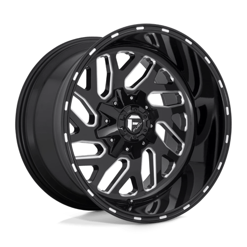 Fuel Off-Road Aluminum Wheels 22X9.5 Triton D581 Gloss Black Milled