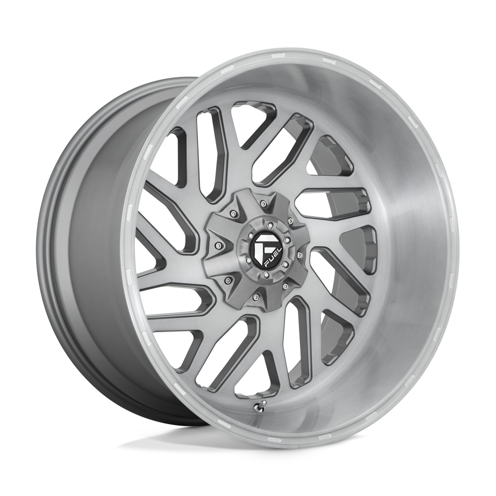 Fuel Off-Road Aluminum Wheels 22X12 Triton Platinum D715 Brushed Gunmetal