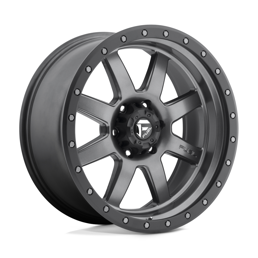 Fuel Off-Road D552 20X9 Matte Gunmetal Black Bead Ring 6x135 +1mm