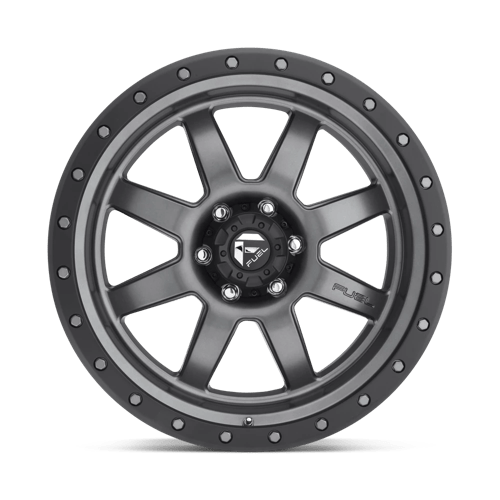 Fuel Off-Road Aluminum Wheels 20X9 Trophy D552 Matte Gunmetal Black Bead Ring