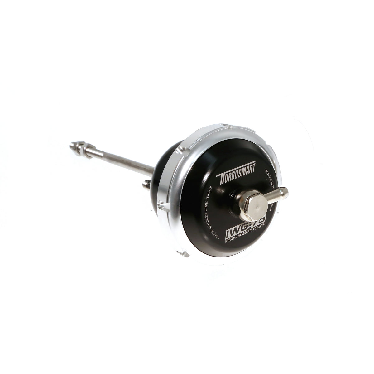 Clearance - Turbosmart IWG75 11-12 Ford F-150 Twin Turbo Ecoboost 5 PSI Black Internal Wastegate Actuator - TS-0622-4052