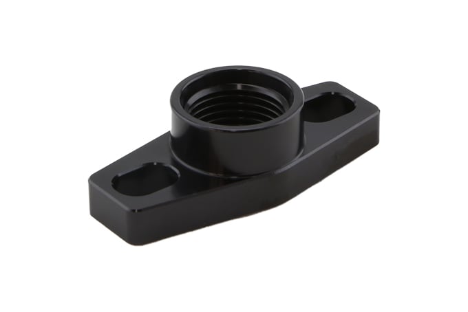 Turbosmart Billet Turbo Drain Adapter w/ Silicon O-Ring 38-44mm Slotted Hole (Universal Fit) - TS-0804-1010