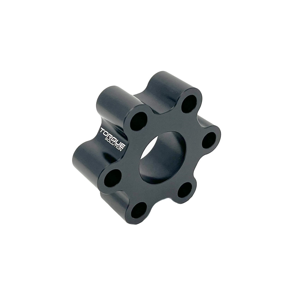 Torque Solution 97-00 Chevrolet Corvette C5 (78mm) w/ 10mm Bolts Billet Driveshaft Flex Disc - Black - TS-FD-787-10