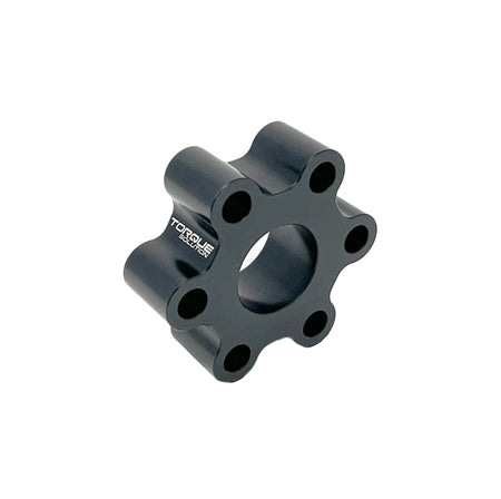 Torque Solution 01-04 Chevrolet Corvette C5 (78mm) w/ 12mm Bolts Billet Driveshaft Flex Disc - Black - TS-FD-787-12