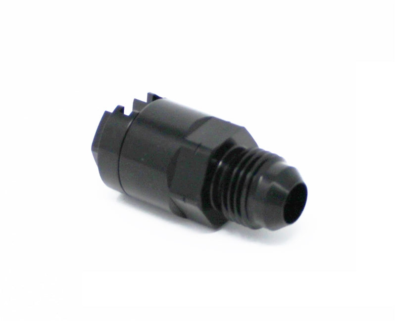 Torque Solution Push-On Quick Disconnect Adapter Fitting: 5/16IN SAE to -8AN Male Flare - TS-FTG-010