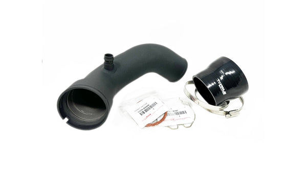 Torque Solution 2020+ Toyota GR Supra /  BMW G20 M340i/xDrive Intake Pipe - Black - TS-GR-690 for 2019-2025 BMW 3 Series - fr