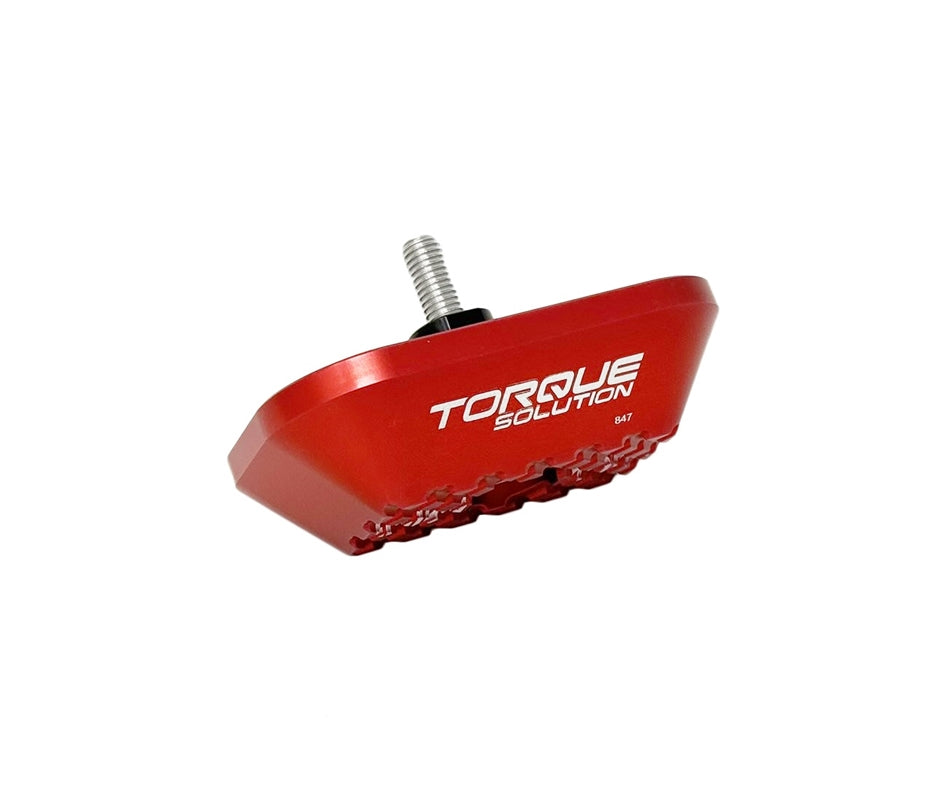Torque Solution Billet Jack Pad for GR Supra / BMW / Mini Cooper - Red