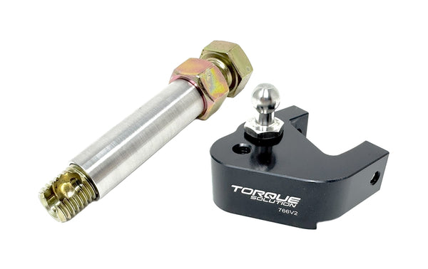 Torque Solution 14-19 Ford Fiesta ST V2 Short Shift Adapter - TS-SS-766V2 for 2014-2019 Ford Fiesta ST - front view
