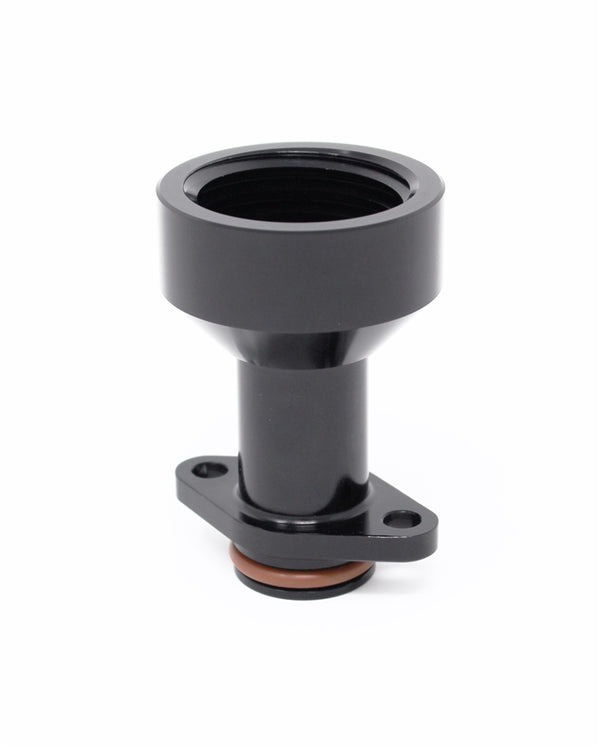 Torque Solution Short Oil Fill Tube: Subaru EJ20/EJ25 Engines - TS-SU-587 for 2008-2021 Subaru WRX STI - front view