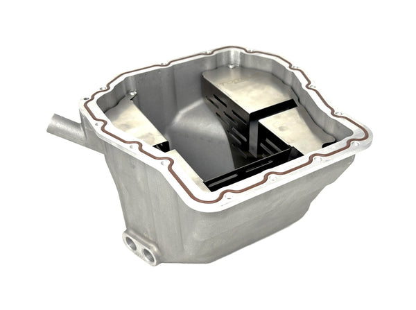 Torque Solution V2 HD Oil Pan (Street) Subaru EJ Engines - TS-SU-599V2-S for 2008-2021 Subaru WRX STI - front view