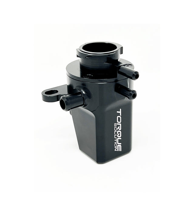 Torque Solution Coolant Expansion Tank: Subaru WRX 02-07 / STI 04-22 / Forester XT 04-08 - Black - TS-SU-679BK for 2008-2021 