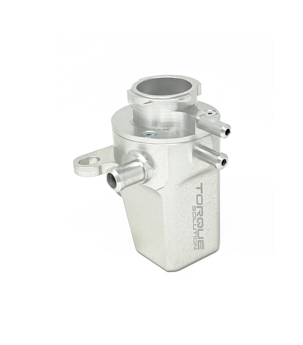 Torque Solution Coolant Expansion Tank: Subaru WRX 02-07 / STI 04-22 / Forester XT 04-08 - Silver - TS-SU-679S for 2008-2021 