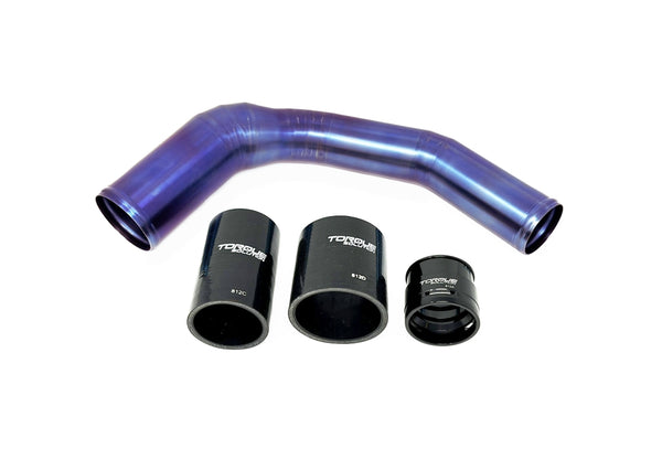 Torque Solution 2022+ Subaru WRX Titanium Top Mount Charge Pipe Kit (Burnt Purple/Blue) - TS-SU-812PR for 2022-2025 Subaru WR